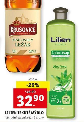 Lidl Lilien tekuté mýdlo nabídka