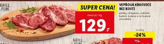 Lidl Vepřová krkovice bez kosti nabídka