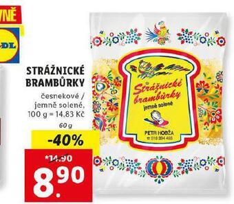 Lidl Strážnické brambůrky nabídka