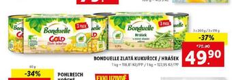 Lidl Bonduelle hrášek nabídka