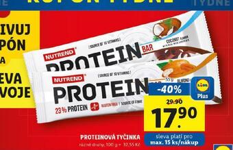Lidl Proteinová tyčinka nabídka