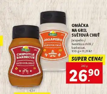 Lidl Omáčka na gril světová chuť nabídka