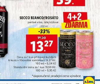 Lidl Secco bianco nabídka