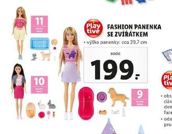 Lidl Fashion panenka se zvířátkem nabídka