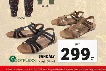 Lidl Sandály nabídka