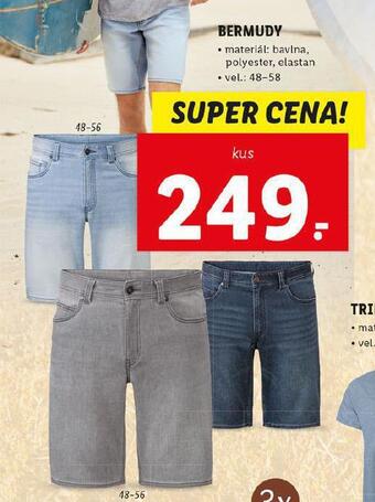 Lidl Bermudy nabídka