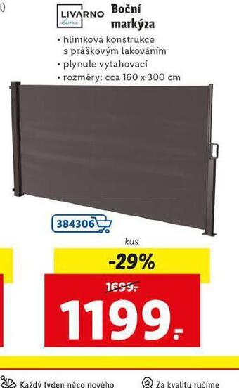 Lidl Boční markýza nabídka