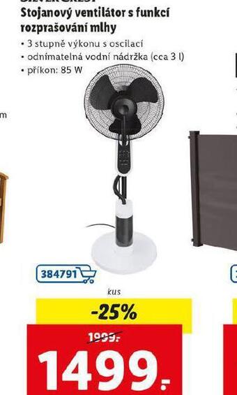 Lidl Stojanový ventilátor nabídka
