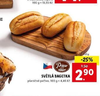 Lidl Světlá bagetka nabídka