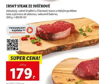 Lidl Irský steak ze svíčkové nabídka