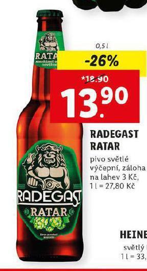 Lidl Pivo radegast nabídka