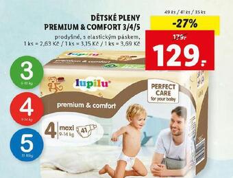 Lidl Lupilu dětské pleny nabídka