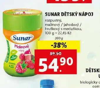 Sunar dětský nápoh