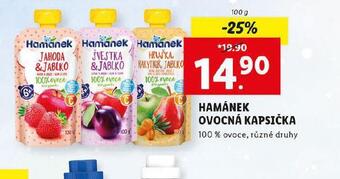 Lidl Hamánek ovocná kapsička nabídka