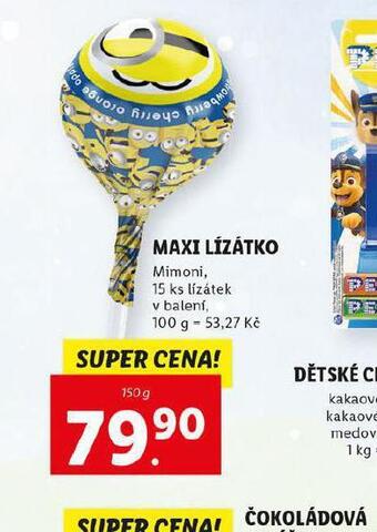 Lidl Maxi lízátko nabídka
