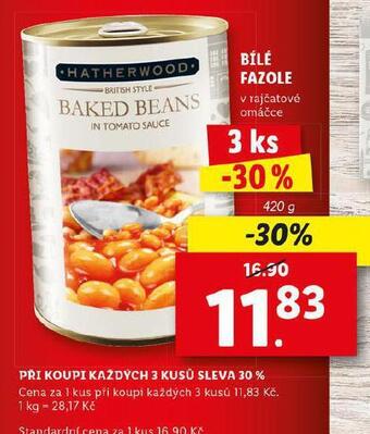 Lidl Bílé fazole nabídka