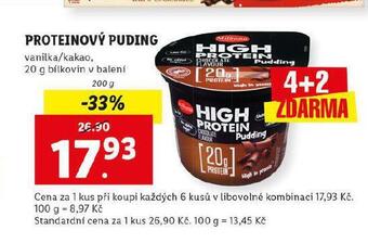 Lidl Proteinový puding nabídka