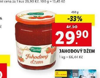 Lidl Jahodový džem nabídka