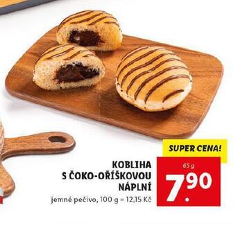 Lidl Kobliha s čoko-oříškovou náplní nabídka