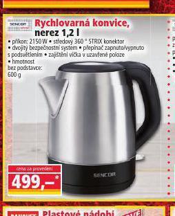 Norma Rychlovarná konvice nabídka