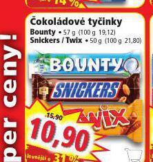 Norma Snickers nabídka