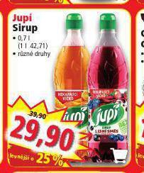 Norma Jupí sirup nabídka