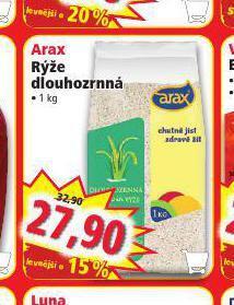 Norma Arax rýže nabídka