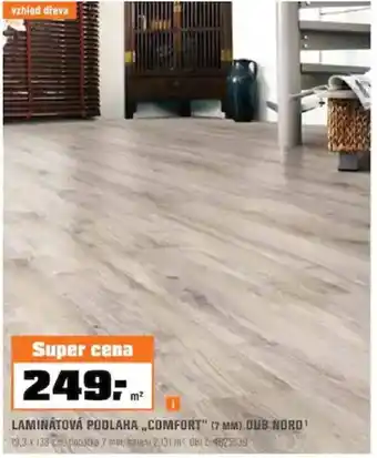 OBI Laminátová podlaha Comfort DUB Nord 1m2 nabídka