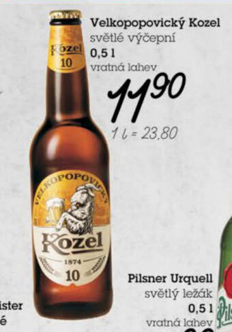 Jip Velkopopovický Kozel 0,5 l nabídka