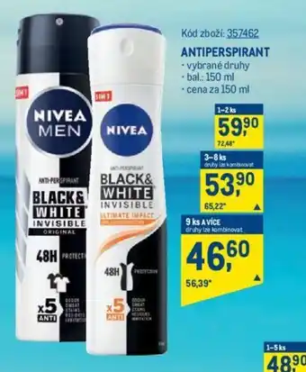 Makro Antiperspirant Nivea nabídka