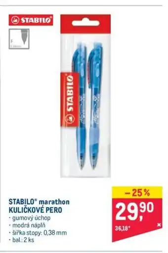 Makro Stabilo marathon kuličkové pero nabídka