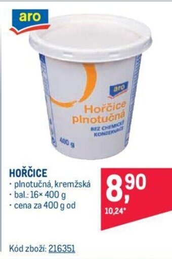 Makro Hořčice 400 g nabídka