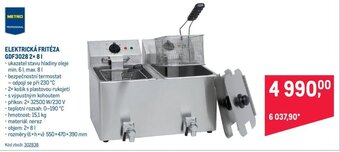 Makro Elektrická fritéza nabídka