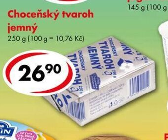 CBA Chocenský tvaroh jemný 250 g nabídka