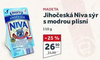 Košík Jihočeská Niva sýr s modrou plísní 110 g nabídka