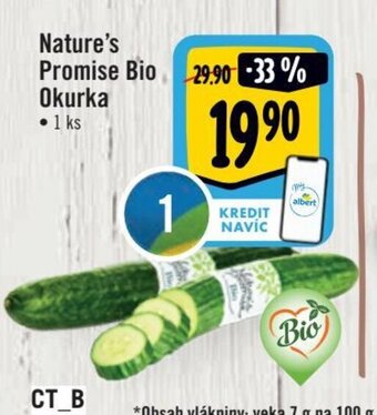 Albert Nature`s Promise Bio Okurka 1 ks nabídka