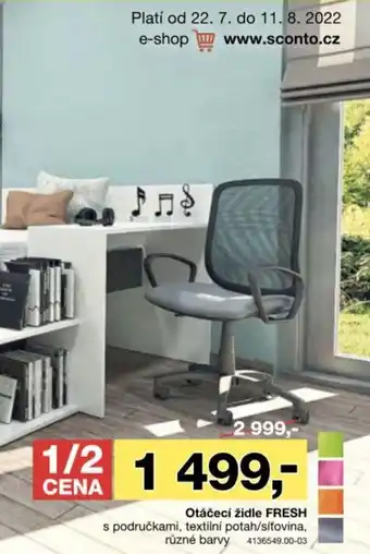 Otáčecí židle Fresh