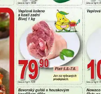 Lidl Vepřové koleno s kostí zadní nabídka