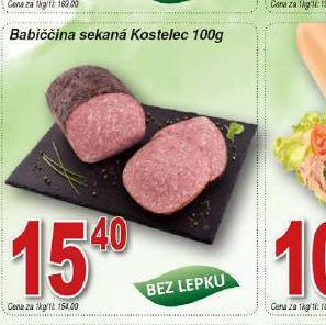 Lidl Babiččina sekaná nabídka