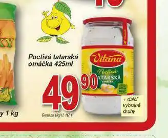 Lidl Poctivá tatarská omáčka nabídka