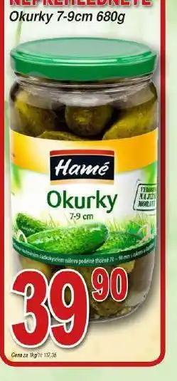 Lidl Hamé okurky nabídka