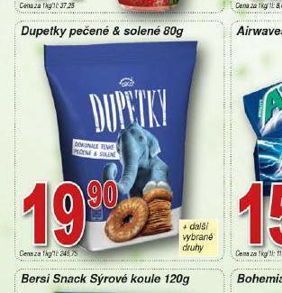 Lidl Dupetky pečené & solené nabídka