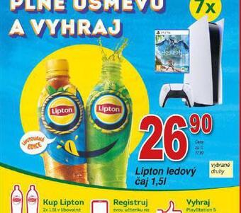 Lidl Lipton ledový čaj nabídka