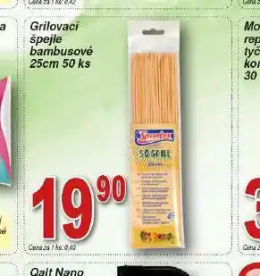 Grilovací špejle bambusové