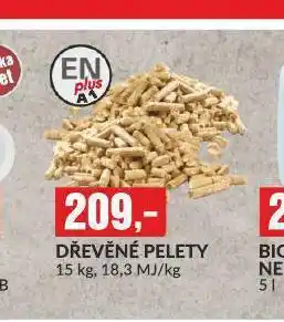 Baumax Dřevěné pelety nabídka