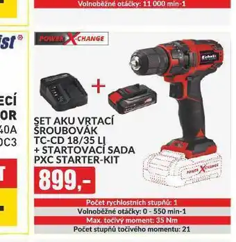 Baumax Set aku šroubovák + startovací sada nabídka
