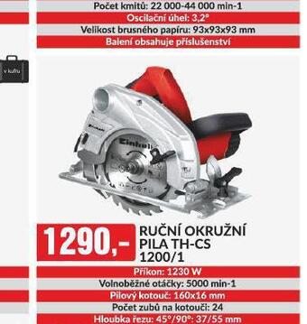Baumax Ruční okružní pila nabídka