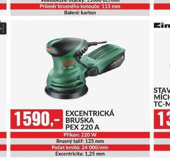 Baumax Excentrická bruska nabídka