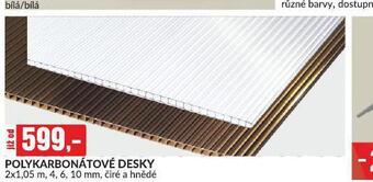 Baumax Polykarbonátové desky nabídka