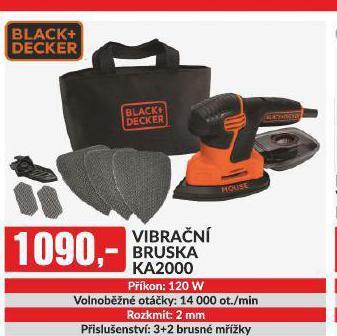 Baumax Vibrační bruska black & decker nabídka